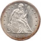 1870 Liberty Seated $1 PCGS MS62