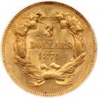 1874 $3 Gold PCGS AU58 - 2