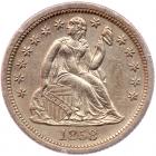 1858-S Liberty Seated 10C PCGS AU53