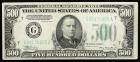 1934, $500 Federal Reserve Note Fine