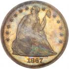 1867 Liberty Seated $1 PCGS Proof 64