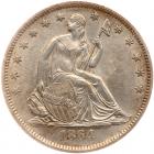 1864-S Liberty Seated 50C ANACS MS61