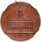 1876 U.S. Centennial Expo - Liberty Bell Dollar. HK-25, Rarity 5, Round 6 Type N - 2