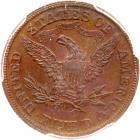 1880 Pattern Half Eagle. Copper, Reeded Edge. Judd-1663. Pollock-1863 Rarity 8 - 2