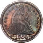 1854 Liberty Seated 10C PCGS Proof 64