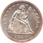 1850 Liberty Seated 25C PCGS MS64