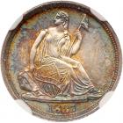 1837 Liberty Seated H10C NGC MS67