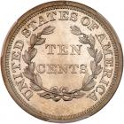 1868 Pattern Ten Cents. Nickel, plain edge. Judd-647, Pollock-720, Low Rarity 6 - 2