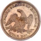 1856 Liberty Seated 25C PCGS Proof 64 - 2