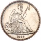 1836 Pattern Dollar. Silver, plain edge. Judd-60, Pollock-65, Rarity 1