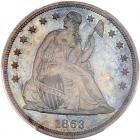 1863 Liberty Seated $1 PCGS Proof 65