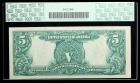 1899, $5 Silver Certificate. PCGS About New 53 - 2