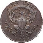 1791 Washington Cent with Small Eagle Reverse and Lettered Edge Breen-1217 EF40 - 2