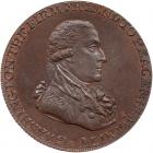 1795 Washington Grate Halfpenny with Large Buttons and Reeded Edge Breen-1271 MS60+