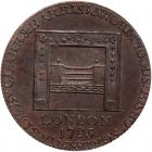 1795 Washington Grate Halfpenny with Large Buttons and Reeded Edge Breen-1271 MS60+ - 2