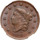 1827 N-5 R2 NGC graded MS63+ Brown