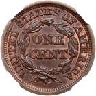 1847 N-8 R3 NGC graded MS64 Brown, CAC Approved - 2