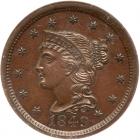 1849 N-4 R1 PCGS graded MS63 Brown