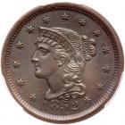 1852 N-3 R1 PCGS graded MS64 Brown