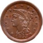 1853 N-3 R1 PCGS graded MS63 Brown, CAC Approved