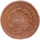 1855 N-10 R6 (as a proof) Italic 55 PCGS graded PR64 Brown, CAC Approved - 2