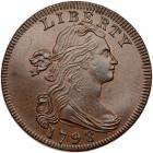 1798 S-155 R3 Style I Hair, Small 8, Reverse of 1795