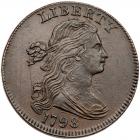 1798 S-158 R4 Style I Hair, Small 8 PCGS AU58