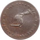 (1792-94) Kentucky Halfpenny Token with Plain Edge Breen-1155 VF30