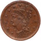 1853 N-22 R2+ Repunched 18 PCGS graded MS63 Brown