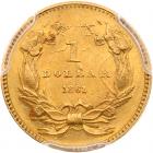 1861 $1 Gold Indian PCGS AU58 - 2