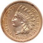 1863 Indian Head 1C PCGS MS65