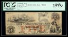 Cochituate Bank, Boston, MA, $5 Jan. 1, 1851. W-400-005-G040b, Haxby 130-G8b. PCGS Very Fine 25PPQ, HPC