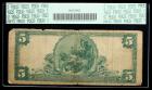 1902, $5 National Bank Note. The Oystermen's NB, Sayville, NY. Ch. #5186. PCGS Very Good 10 Apparent - 2