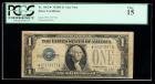 1928-B, $1 Silver Certificate. Star Note. PCGS Fine 15