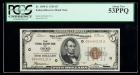 1929, $5 Federal Reserve Bank Note. PCGS About 53PPQ