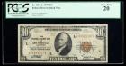 1929, $10 Federal Reserve Bank Note, San Francisco. PCGS Very Fine 20