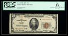 1929, $20 Federal Reserve Bank Note. PCGS Fine 15 Apparent