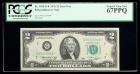 1976, $2 Federal Reserve Note. PCGS Superb Gem New 67PPQ