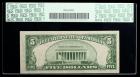 1934-A, $5 Federal Reserve Note. Star Note. PCGS Very Fine 30PPQ - 2