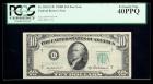 1950-B, $10 Federal Reserve Note. Star Note. PCGS Extremely Fine 40PPQ