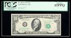 1977, $10 Federal Reserve Note. PCGS Gem New 65PPQ