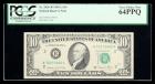 1981-A, $10 Federal Reserve Note. PCGS Very Choice New 64PPQ