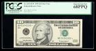 1999, $10 Federal Reserve Note. Star Note. PCGS Superb Gem New 68PPQ