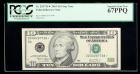 2003, $10 Federal Reserve Note. Star Note. PCGS Superb Gem New 67PPQ