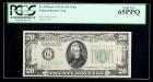 1934-A, $20 Federal Reserve Note. Mule. PCGS Gem New 65PPQ