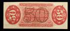 1864, 50¢ Fractional Currency. Third Issue, red rev. with A-2-6-5, obv. w/o design figures. PCGS Choice About New 58PPQ - 2