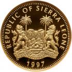 Sierra Leone. 50 Dollars, 1997 ANACS Proof 69 - 2