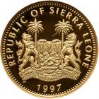 Sierra Leone. 50 Dollars, 1997 ANACS Proof 69 - 2