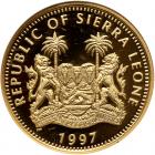 Sierra Leone. 50 Dollars, 1997 ANACS Proof 69 - 2