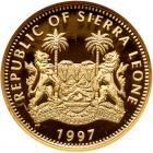 Sierra Leone. 50 Dollars, 1997 ANACS Proof 69 - 2